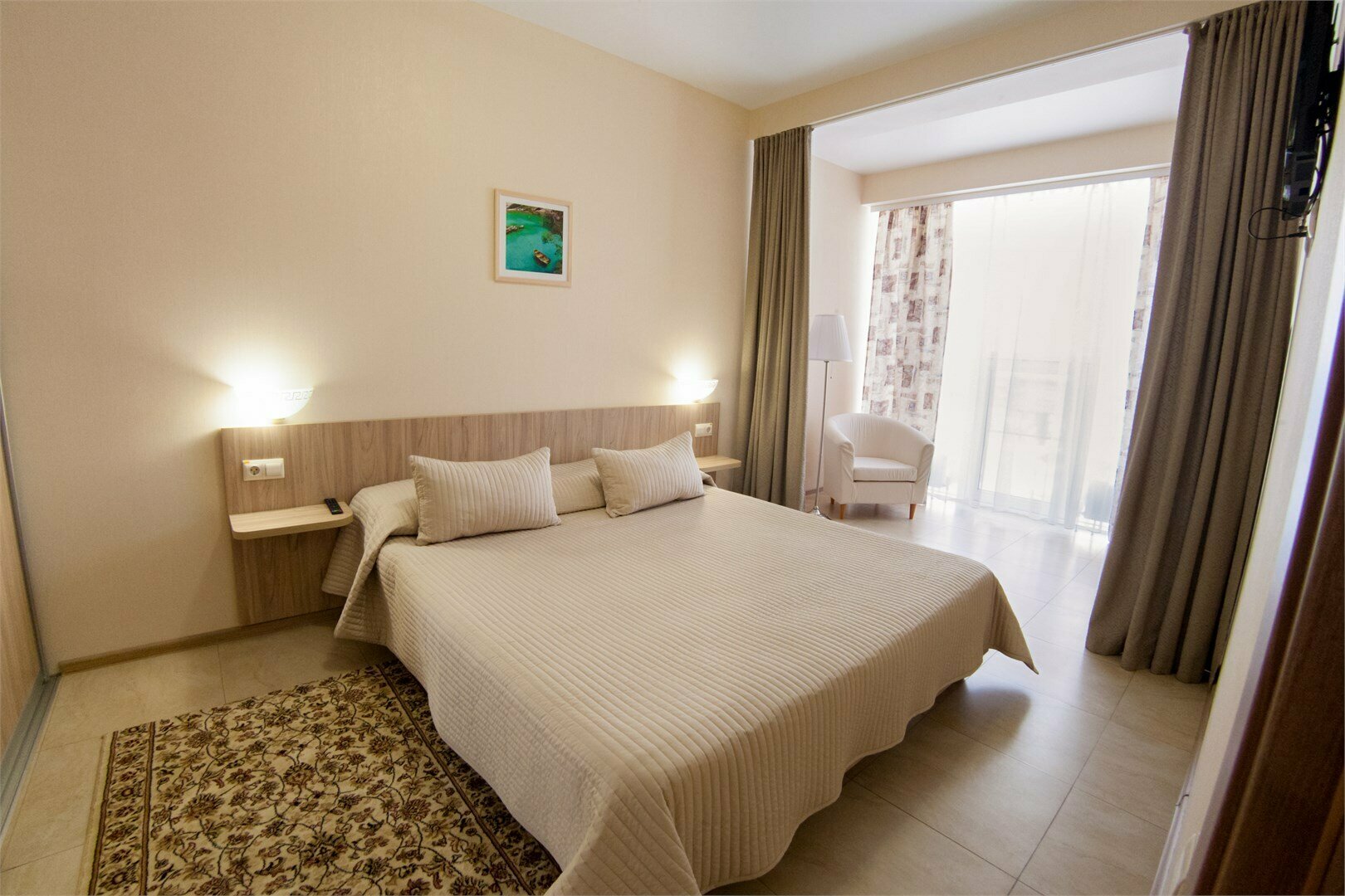 Апартаменты с 1 спальней