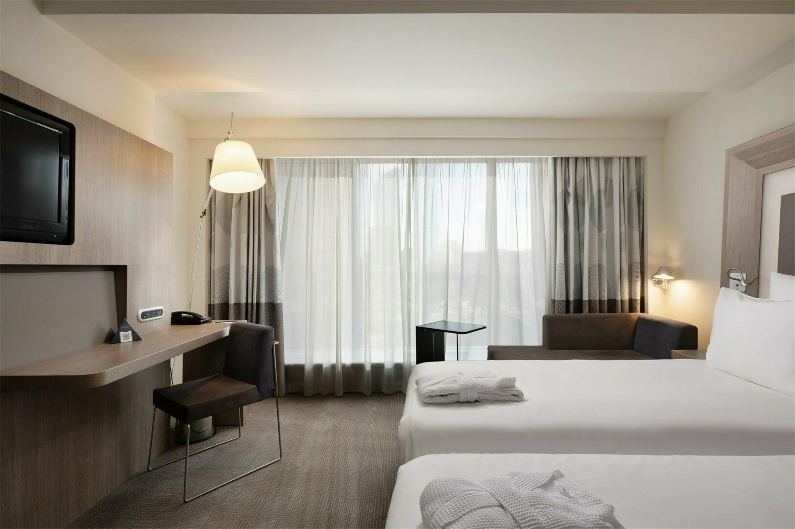 Супериор с 2 отдельными кроватями, вид на город