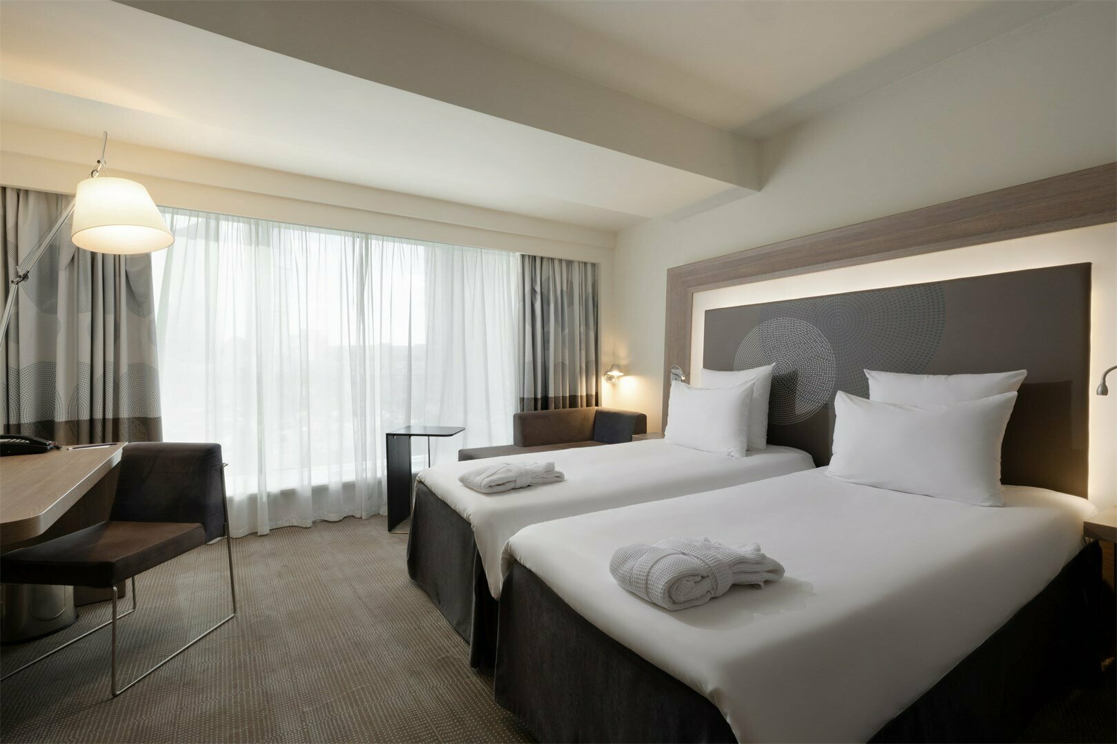 Супериор с 2 отдельными кроватями, вид на город