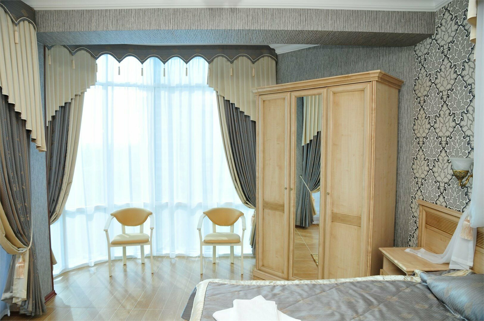 Двухместный номер Делюкс с 1 кроватью и балконом