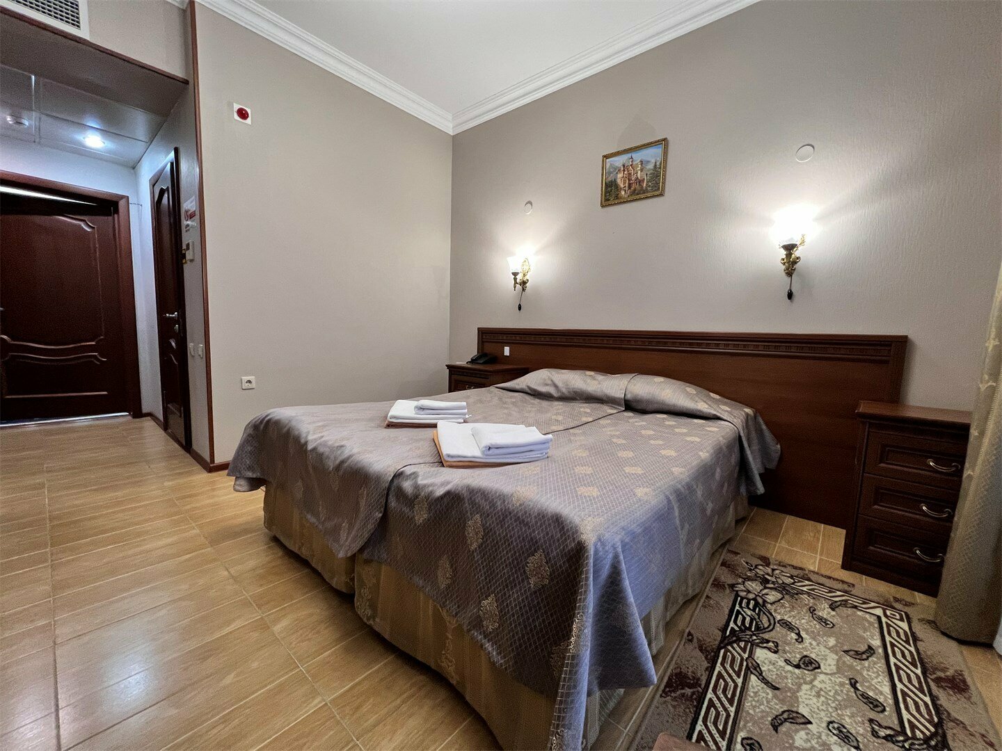 Двухместный номер с 1 кроватью или 2 отдельными кроватями и балконом