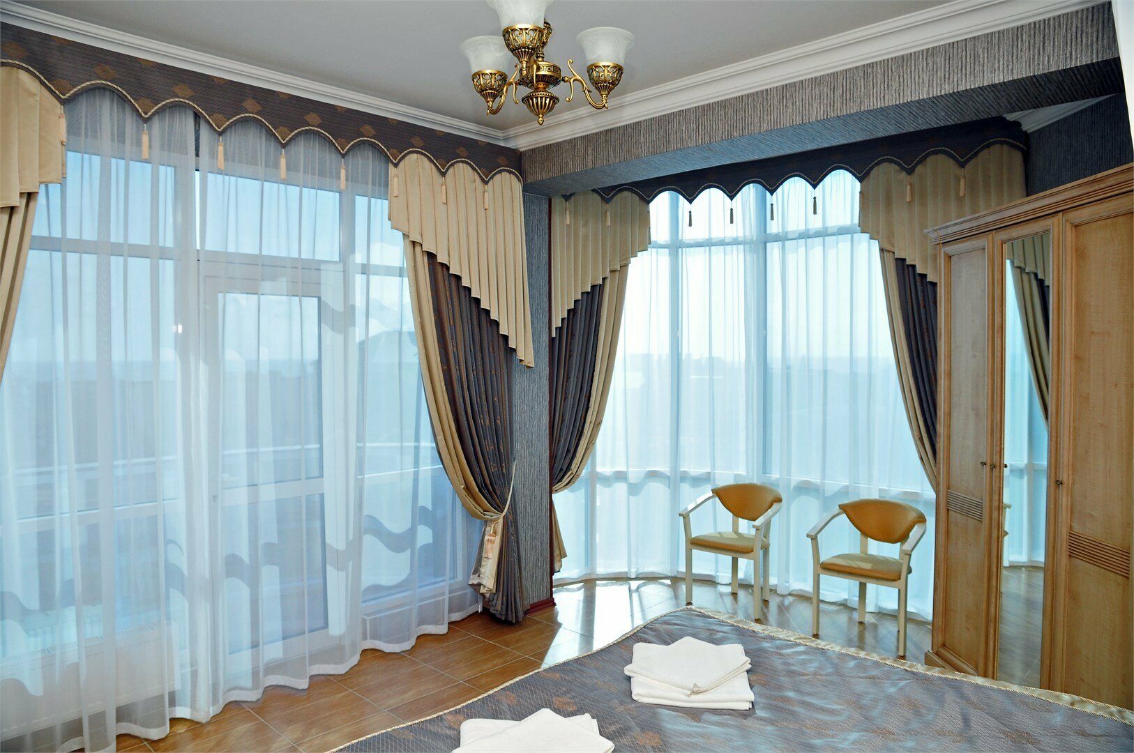 Двухместный номер Делюкс с 1 кроватью и балконом