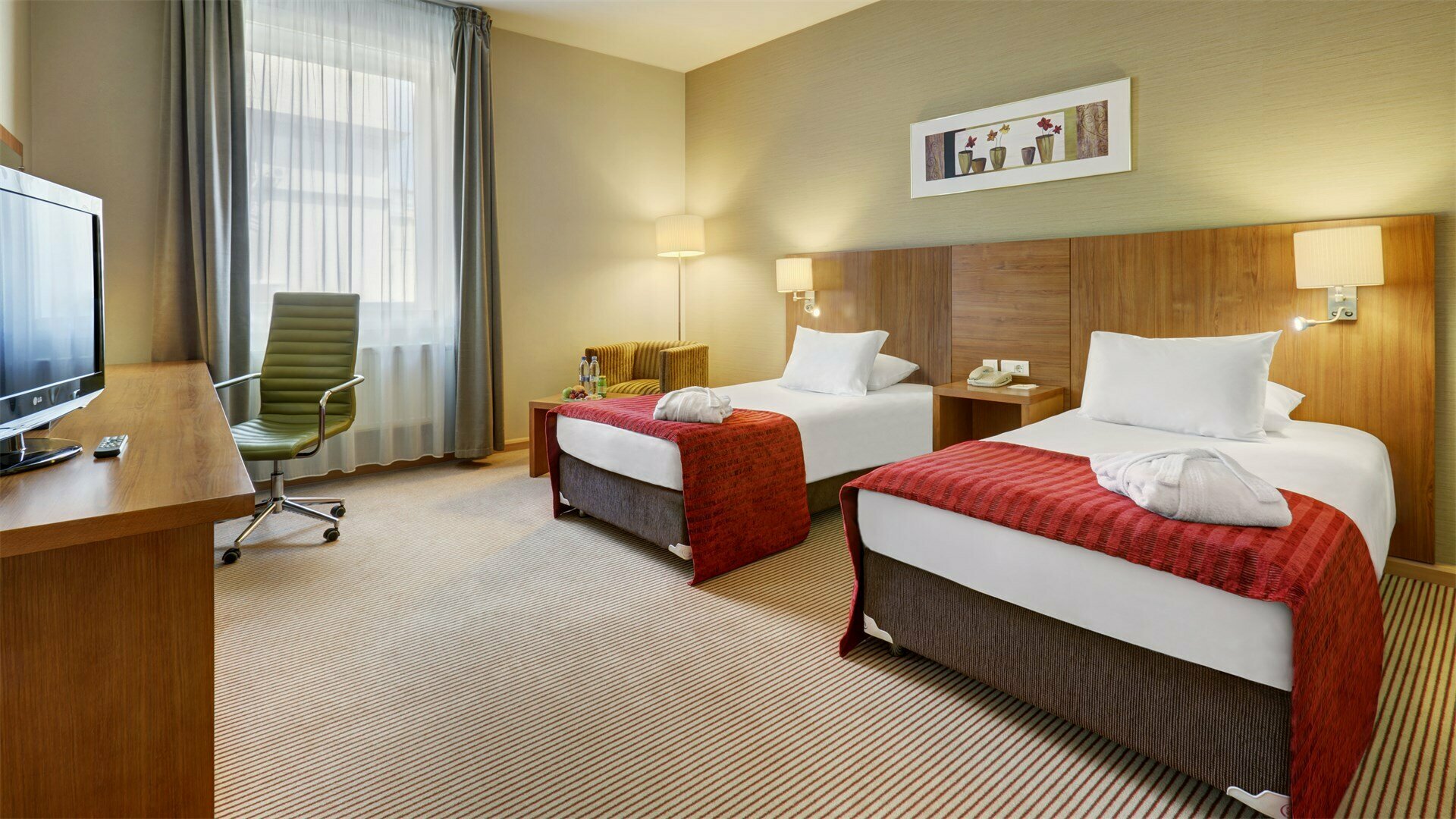 Cтандартный номер с двумя односпальными кроватями