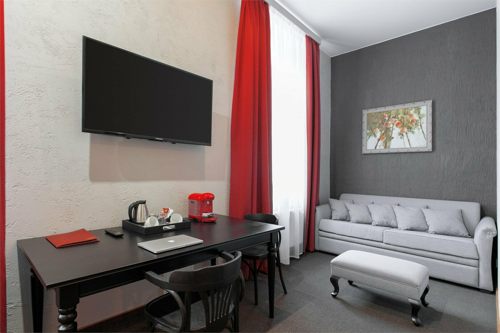 Делюкс с 1 большой или 2 отдельными кроватями