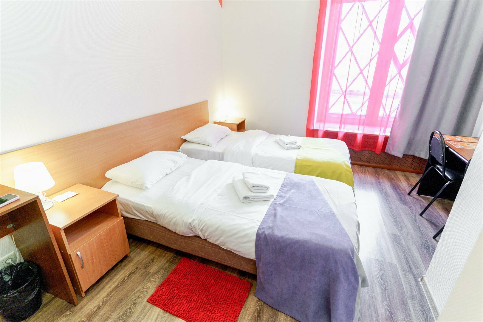 Двухместный номер с двумя раздельными кроватями удобства на блок