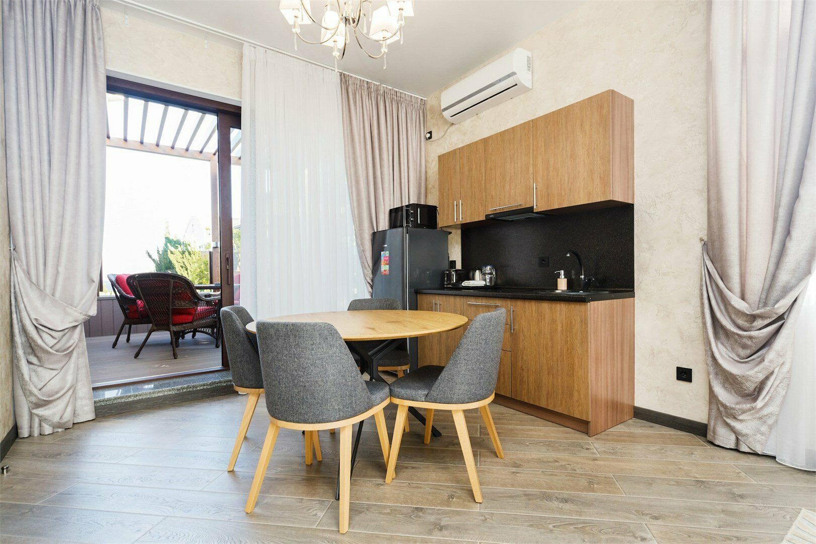 Студия  (twin) с видом на море