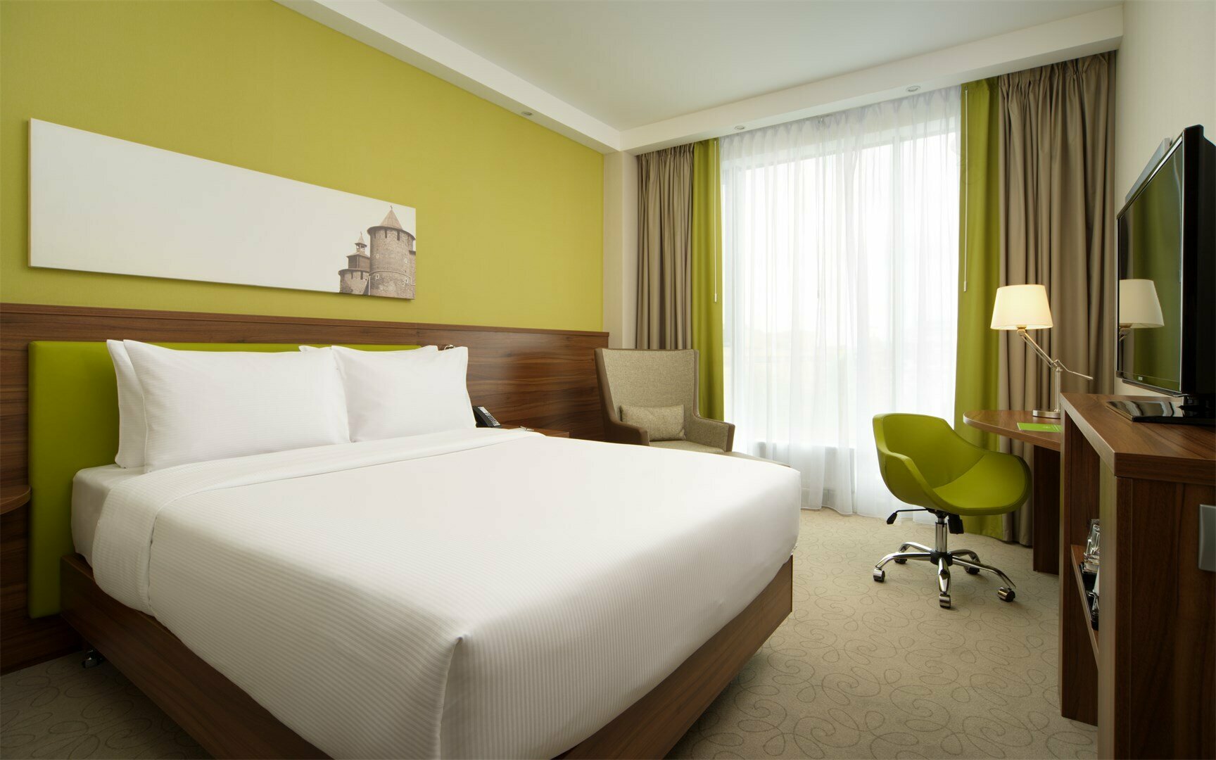 Номер с кроватью размера "queen-size" для некурящих