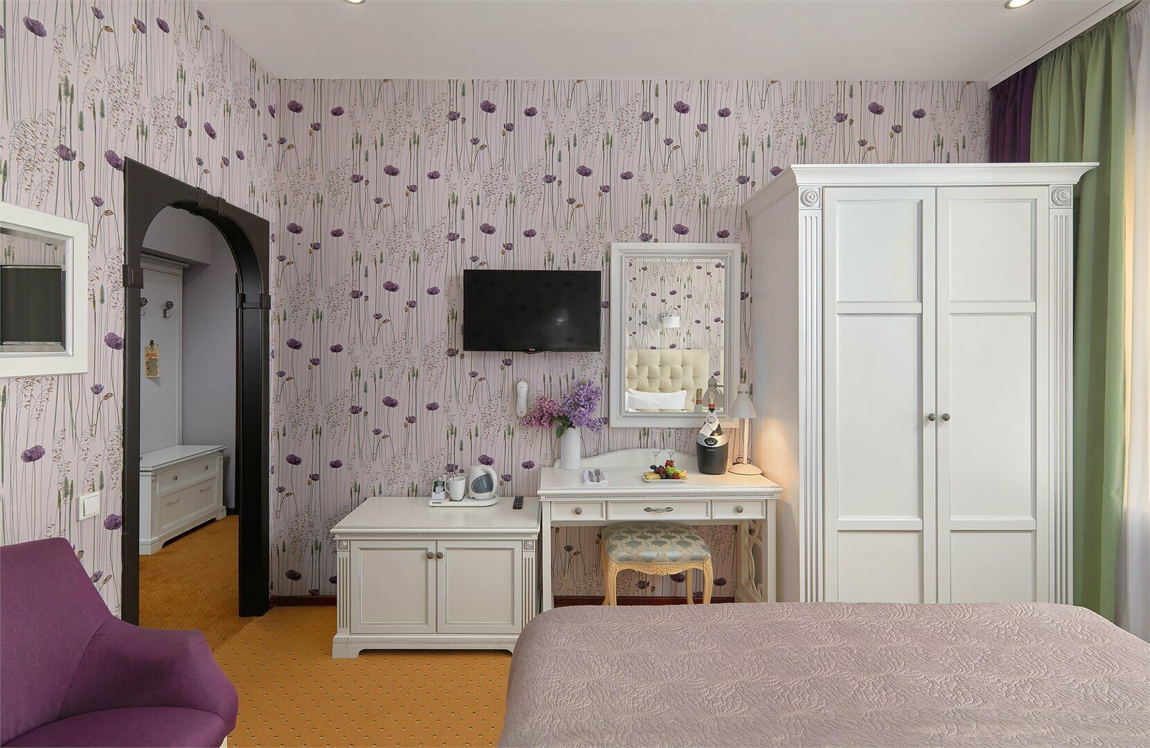 Семейный двухместный номер с 1 кроватью