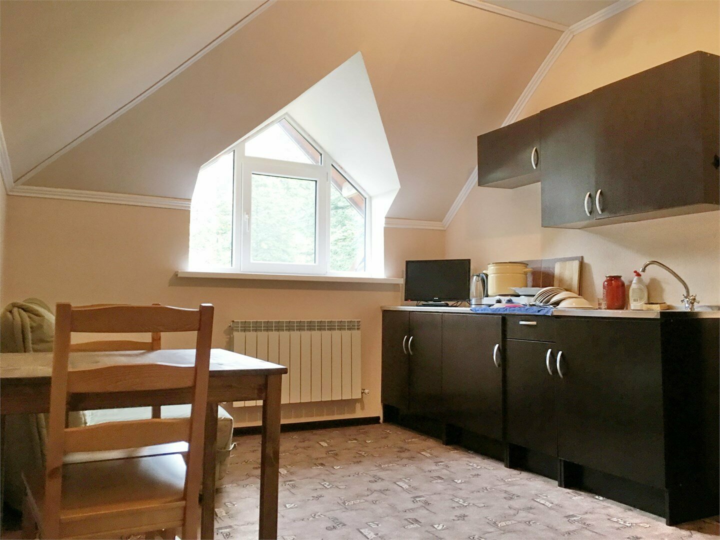 Семейный номер с видом на горы