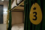 Кровать в мужском общем 10-местном номере в Guten Duck