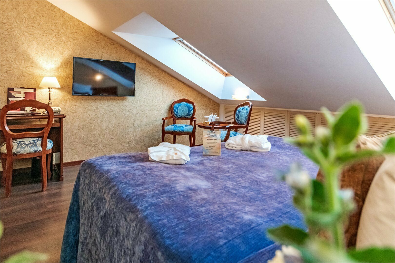 Стандарт улучшенный с видом на небо Петербурга (мансардный)