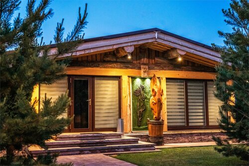 Рубленный дом из кело "Конёк-Горбунок"