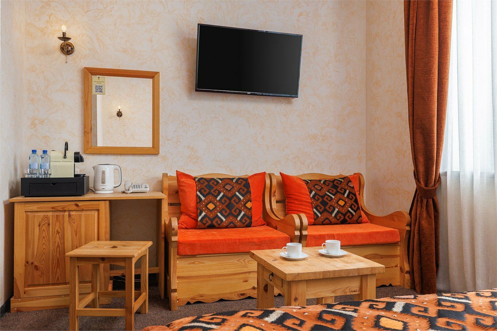 Номер "Купе" с одной большой кроватью