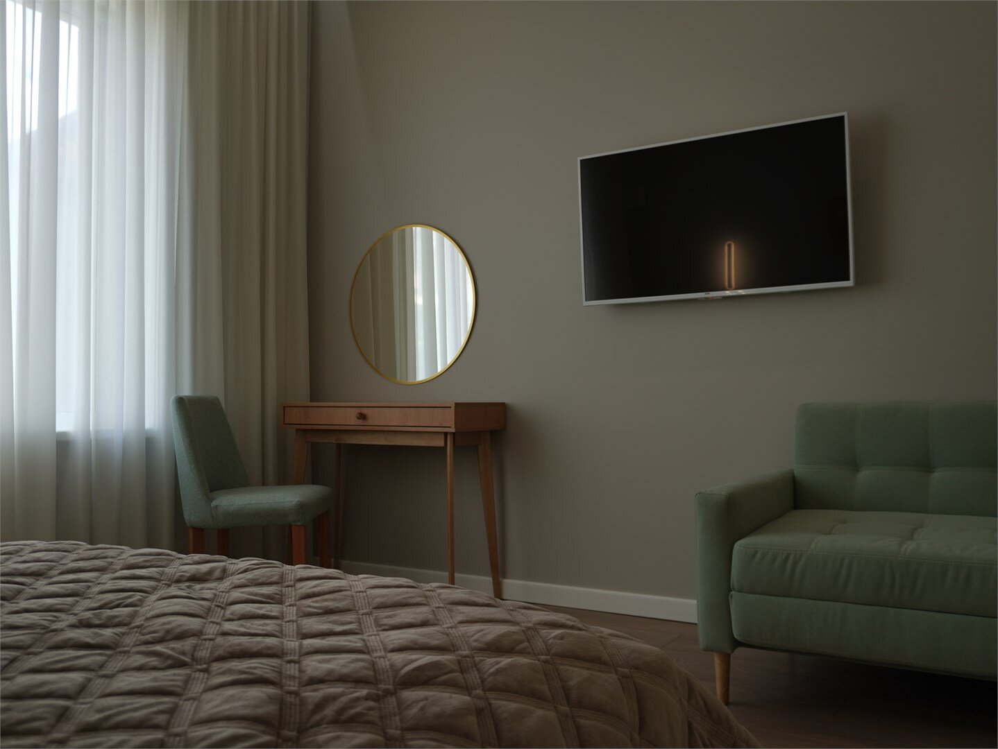 Трехместный двухкомнатный номер