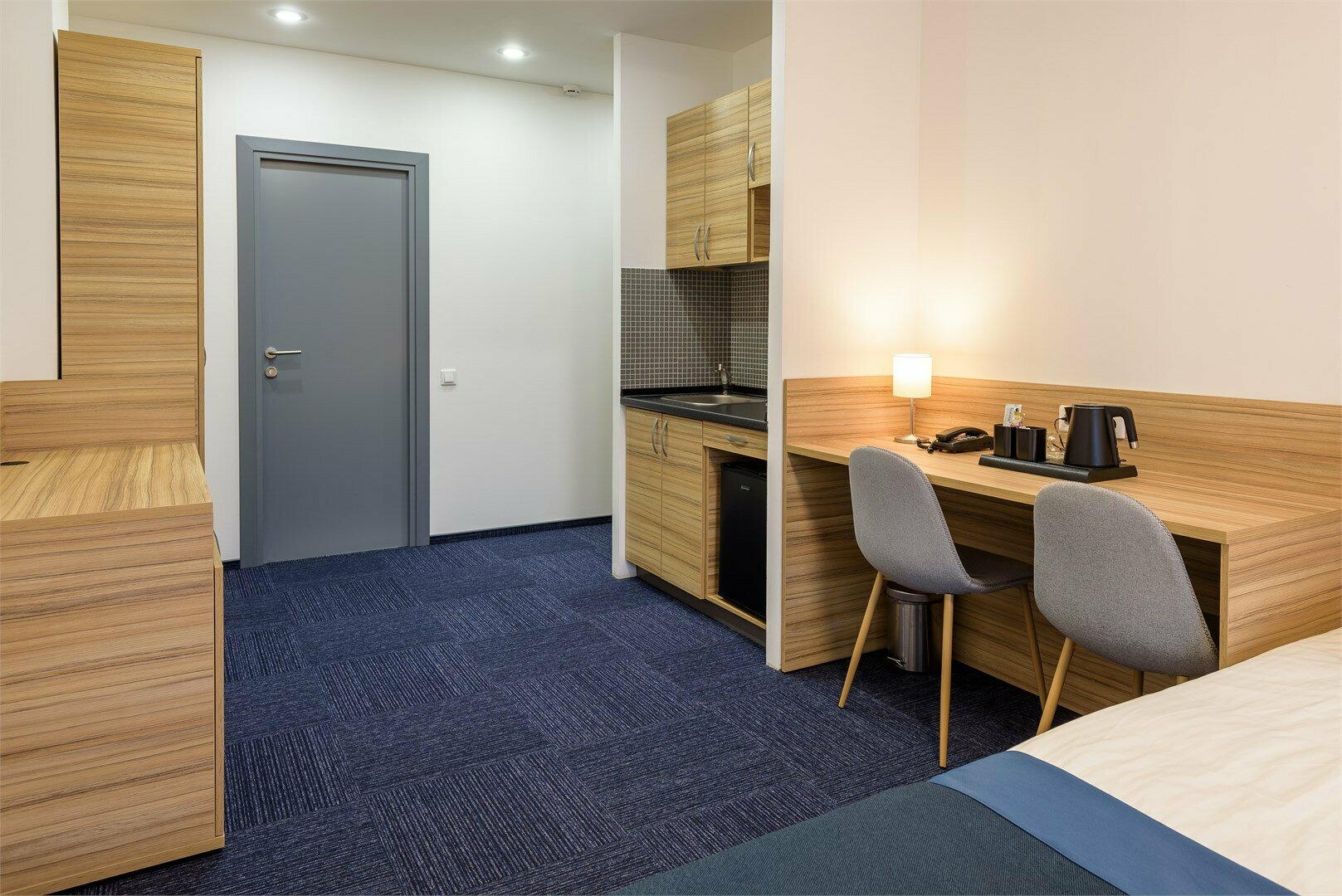 Двухместный номер с кухней  и односпальными кроватями c завтраком и Wi-Fi