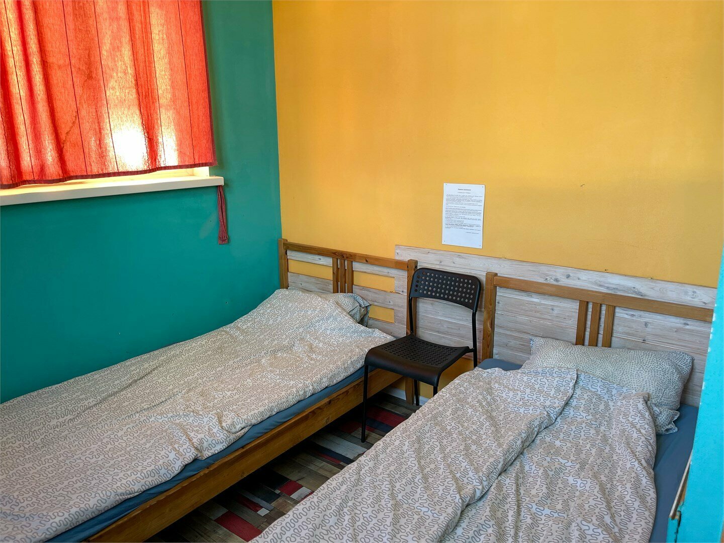 Номер с двумя раздельными кроватями