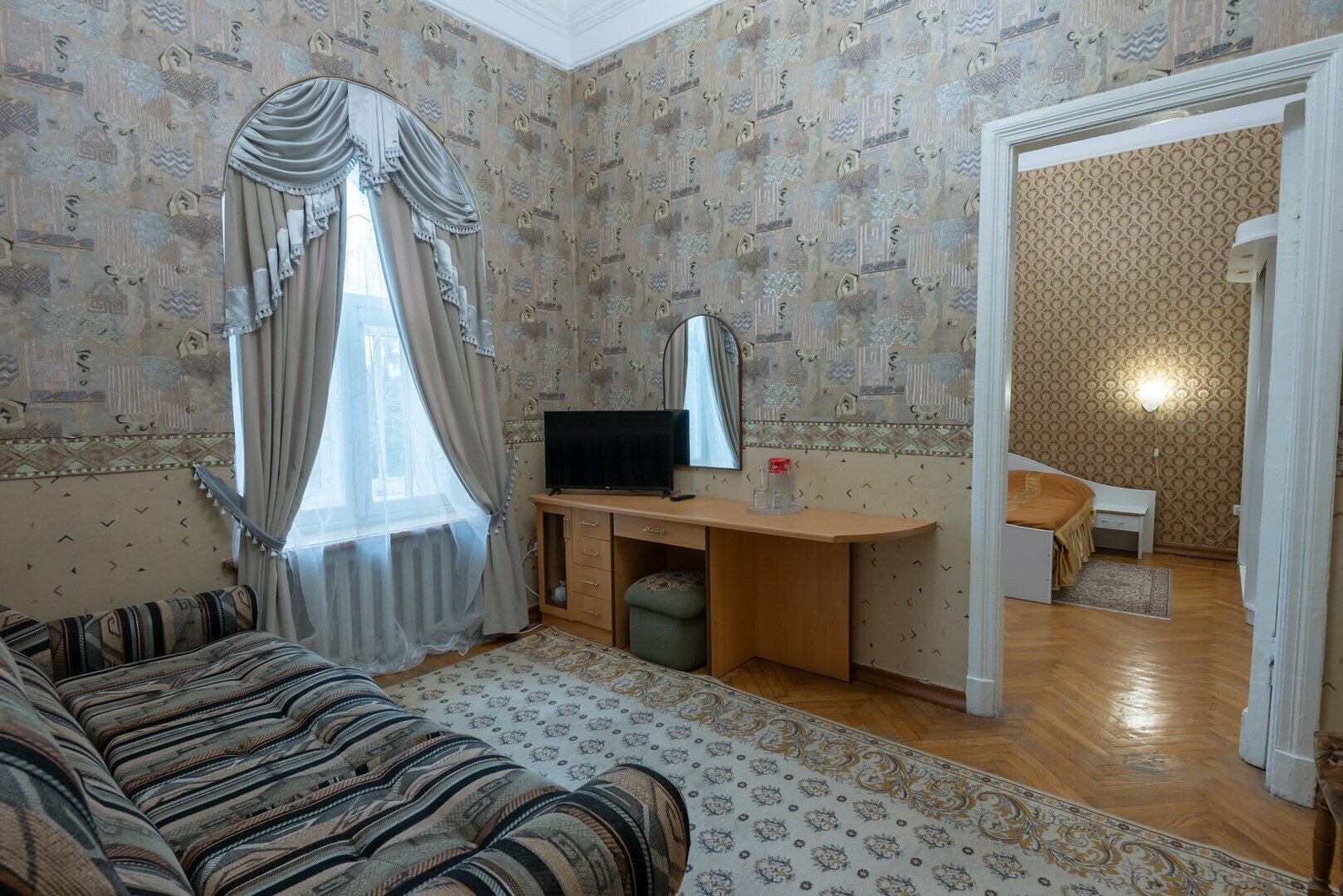 Полулюкс двухкомнатный без балкона (корпус №1)