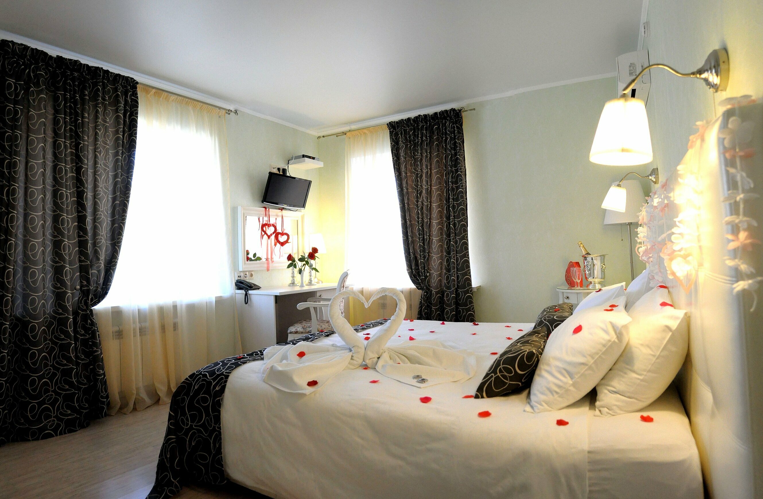 Двухместный номер с 1 кроватью или 2 отдельными кроватями и балконом