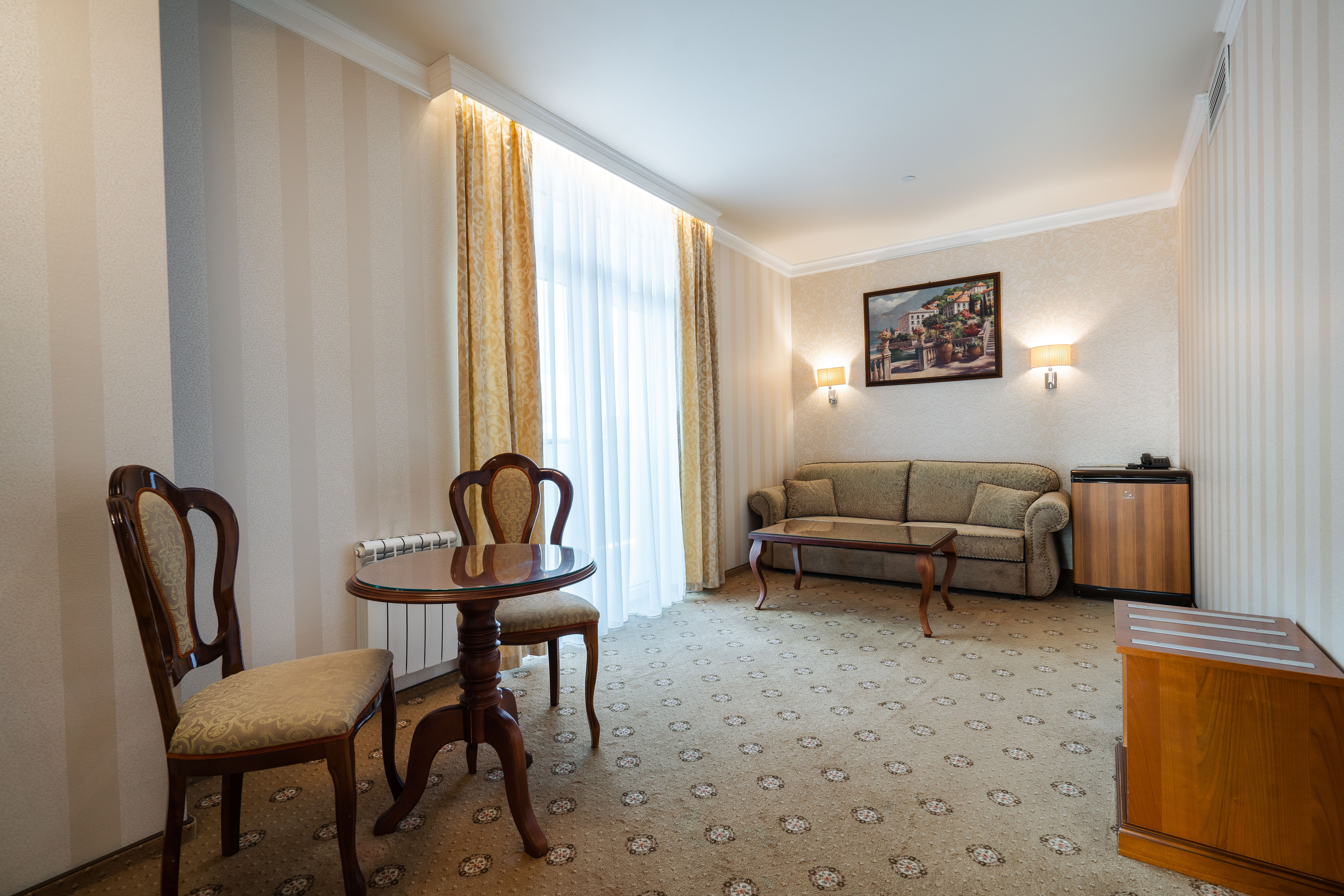 Двухместный номер Делюкс с 1 кроватью и балконом, вид на море