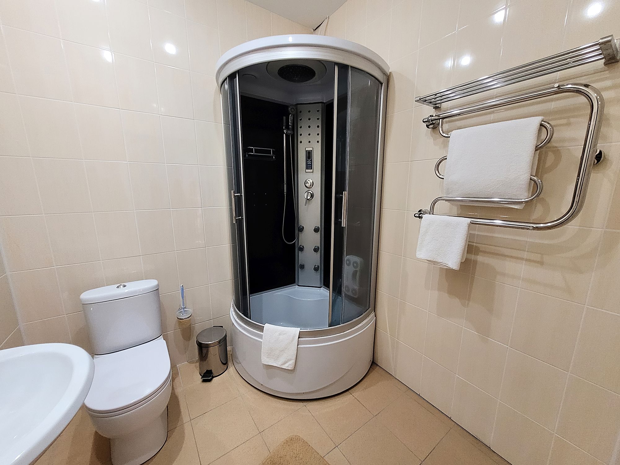 Двухместный номер Делюкс с 1 кроватью и душем