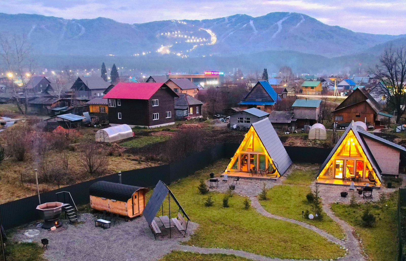 Коттедж с видом на горы