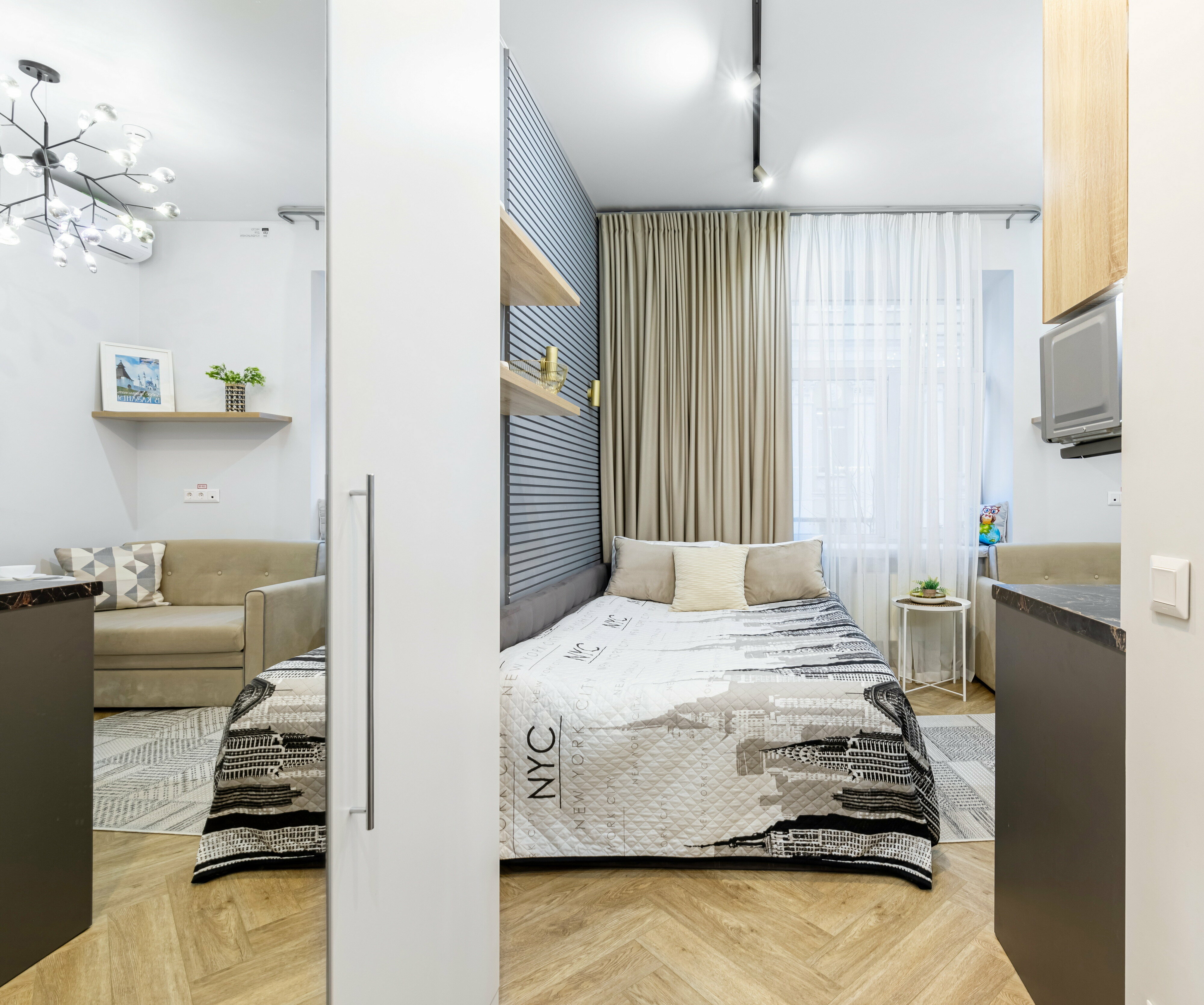 Улучшенные апартаменты с красивым видои