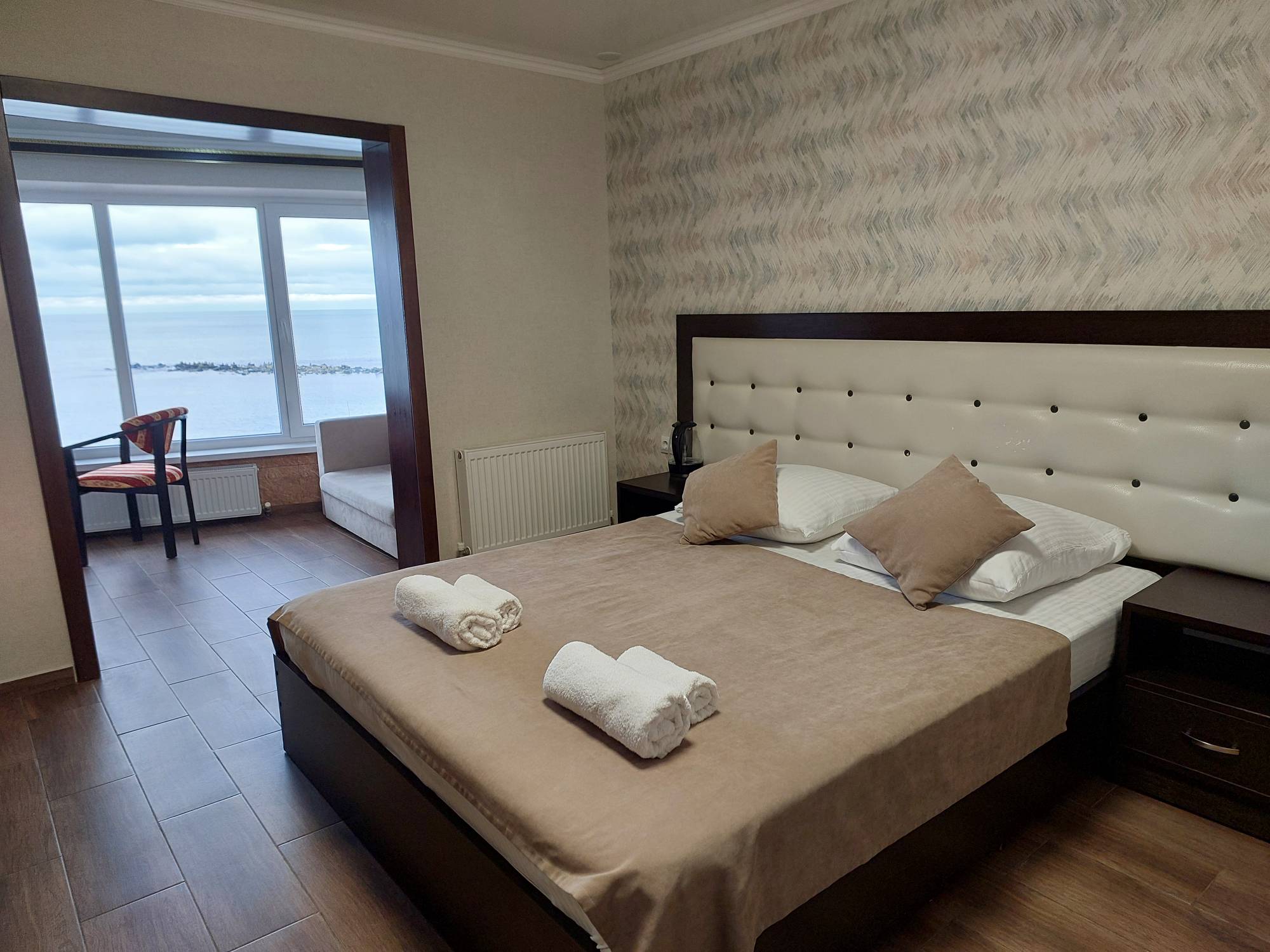 Трехместный номер с видом на море