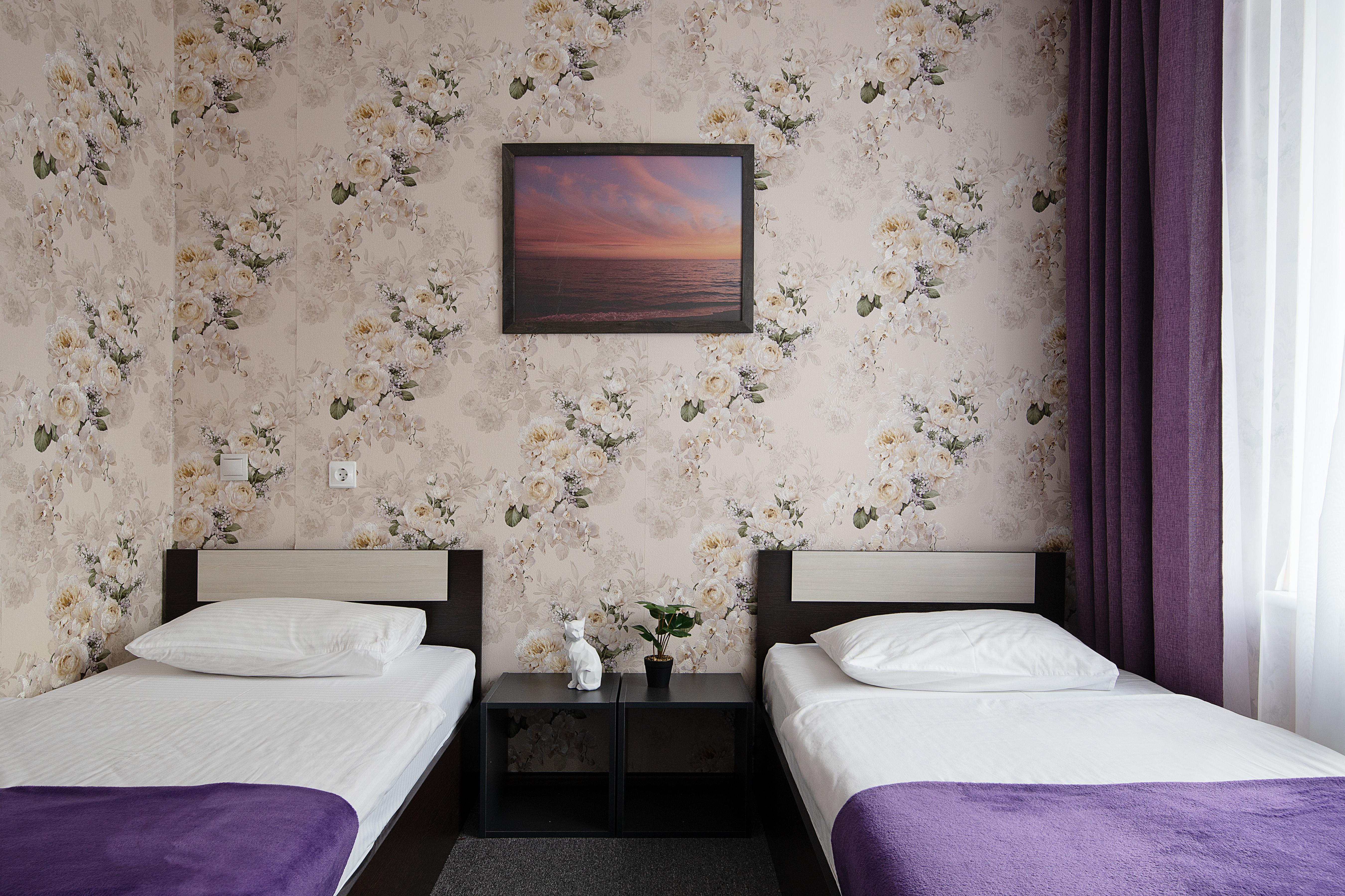 Стандартный двухместный номер с 2 отдельными кроватями, вид на сад