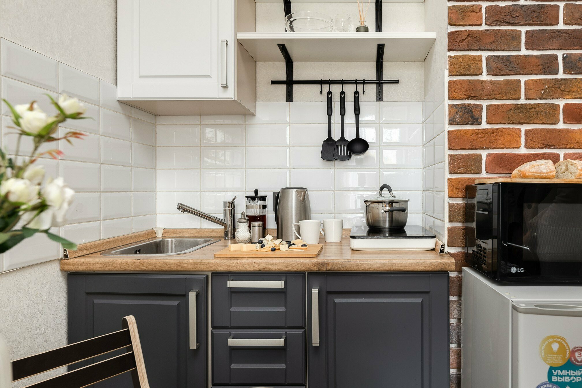 Небольшой двухместный номер с 1 кроватью