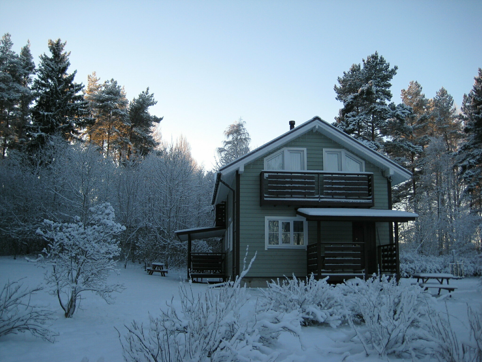 Коттедж с видом на озеро