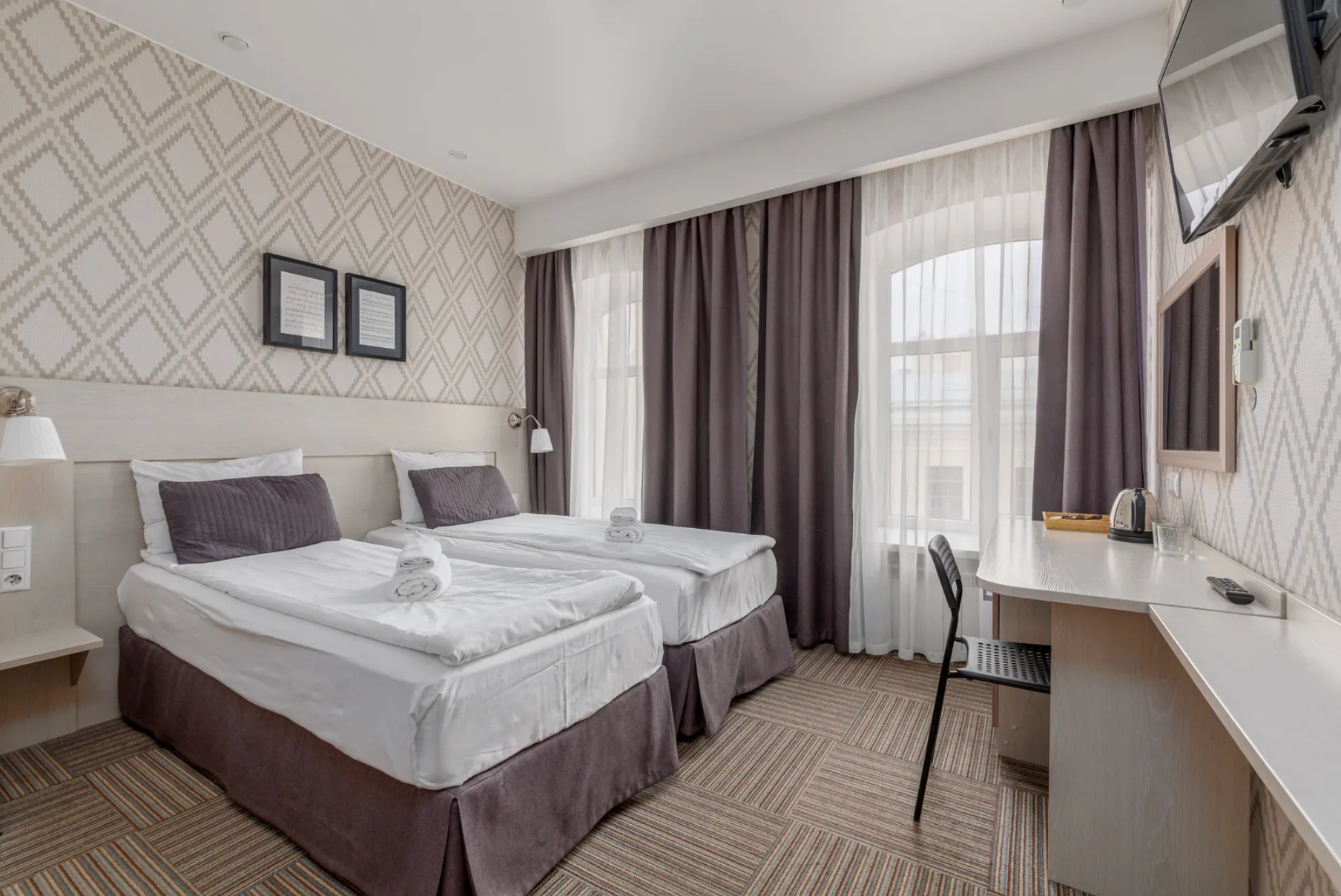 Двухместный номер с 1 кроватью или 2 отдельными кроватями