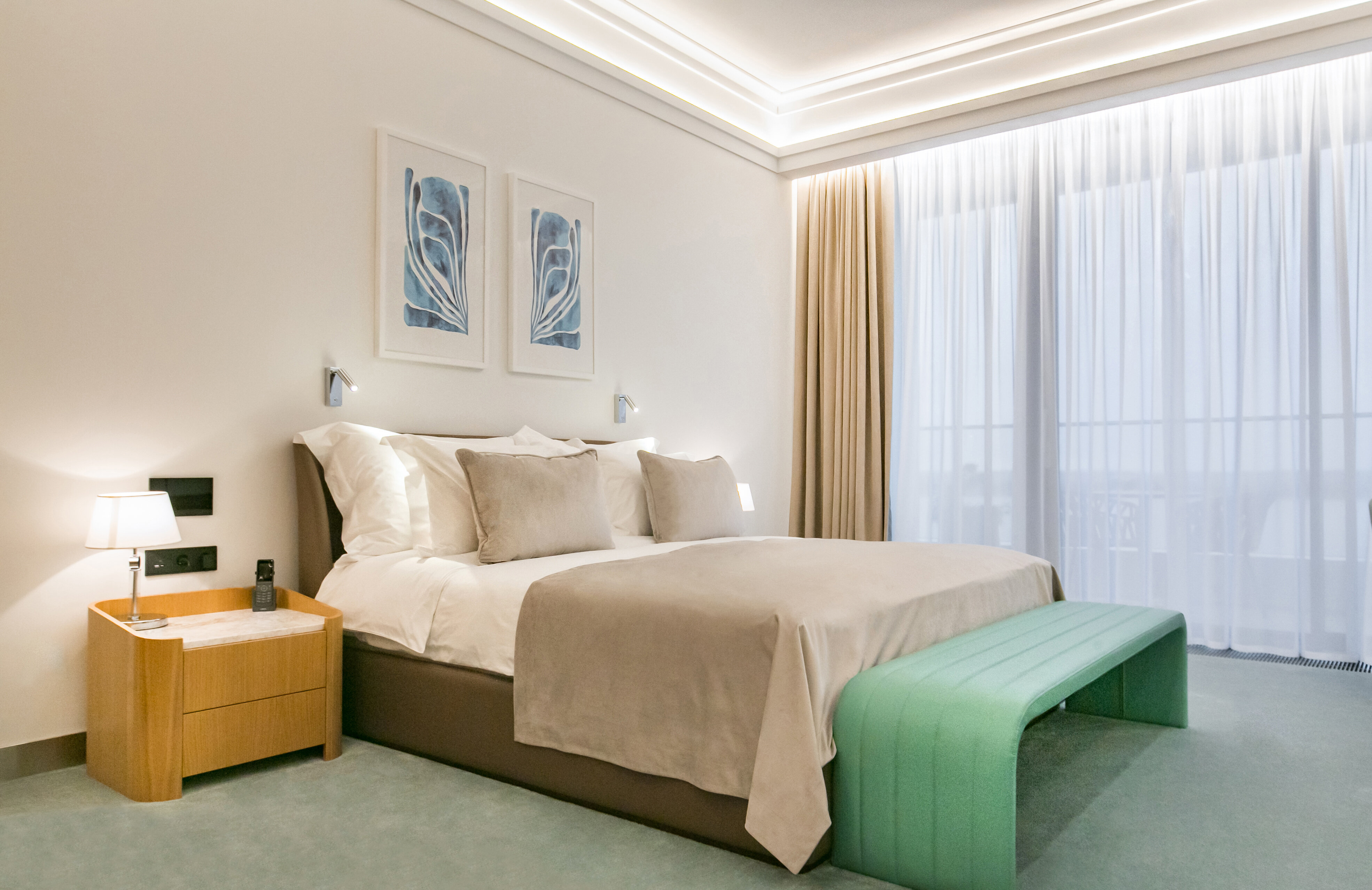 Комфорт c одной большой кроватью