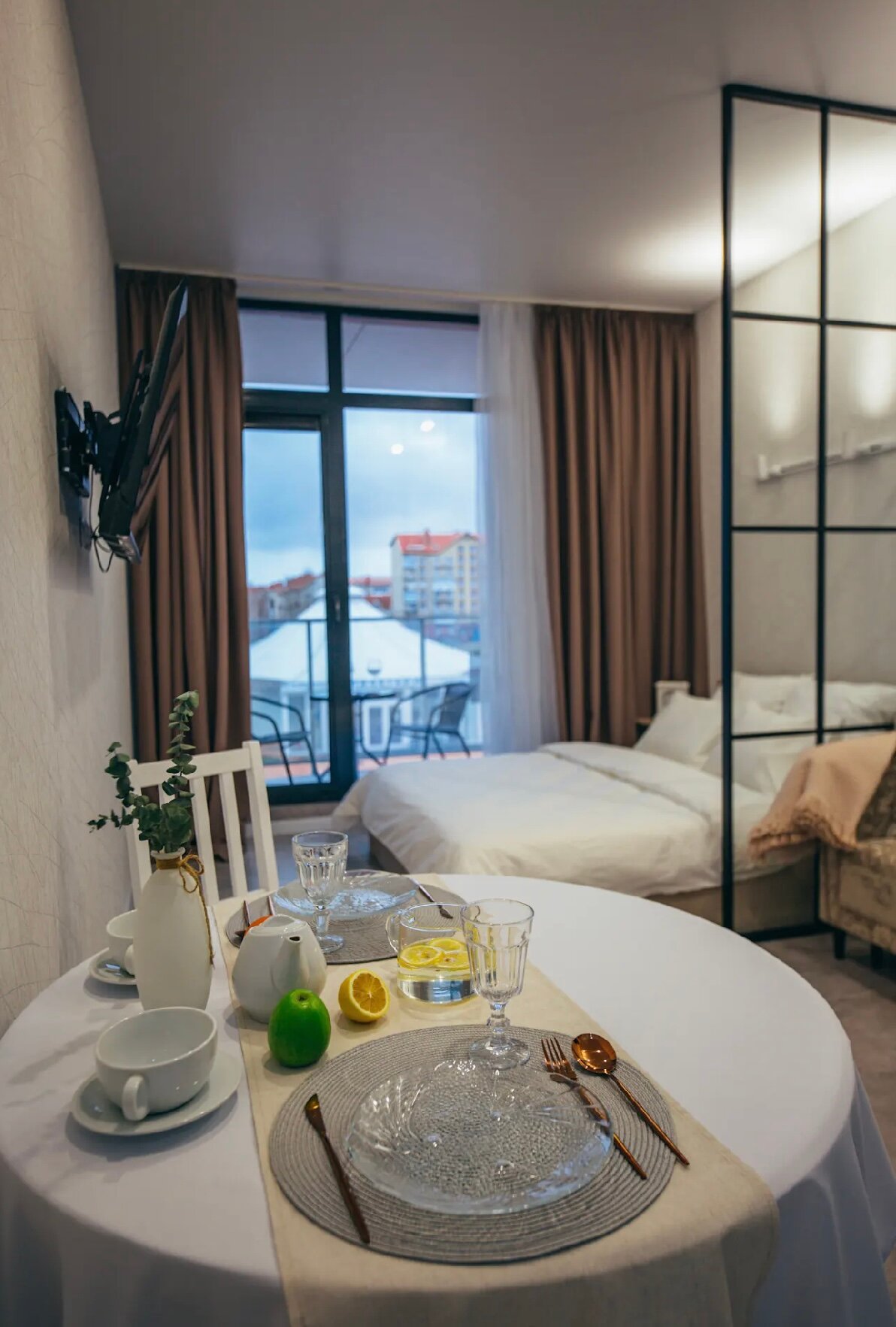 Номер-студия с видом на море