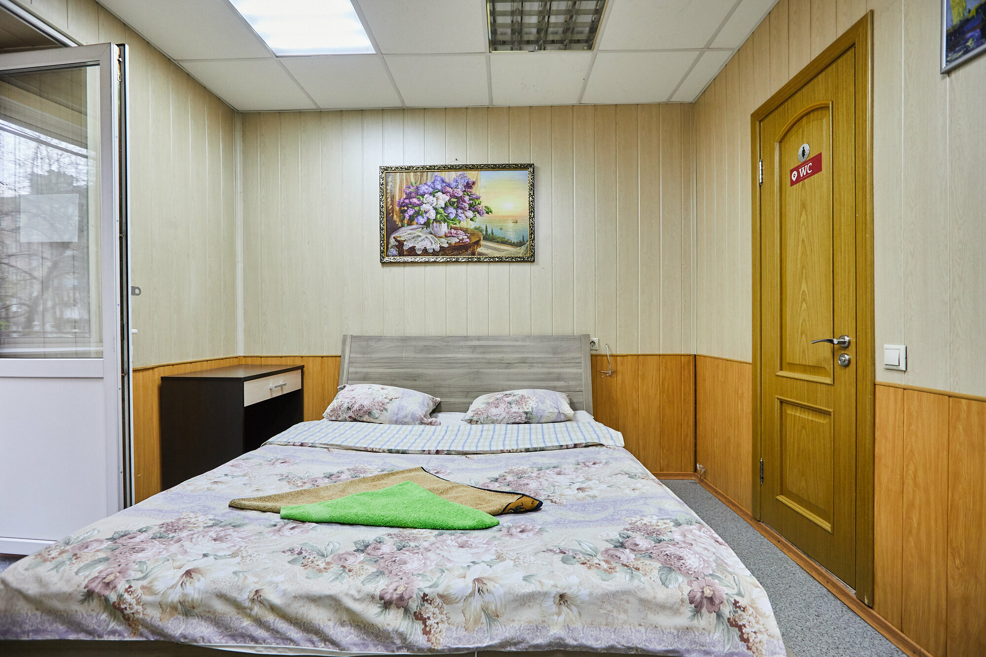 Двухместный номер с 1 кроватью и террасой