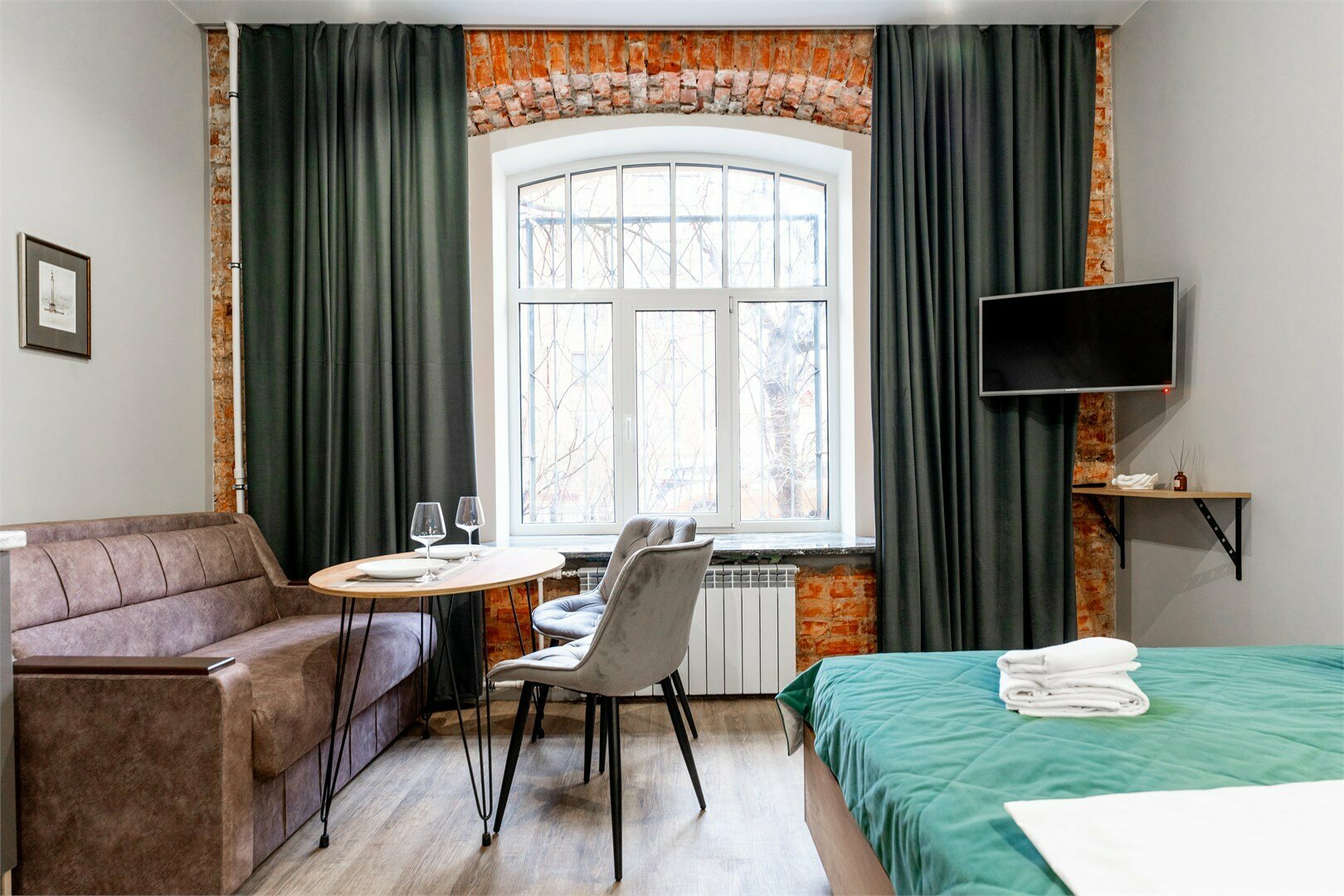 Большой двухместный номер с 1 кроватью