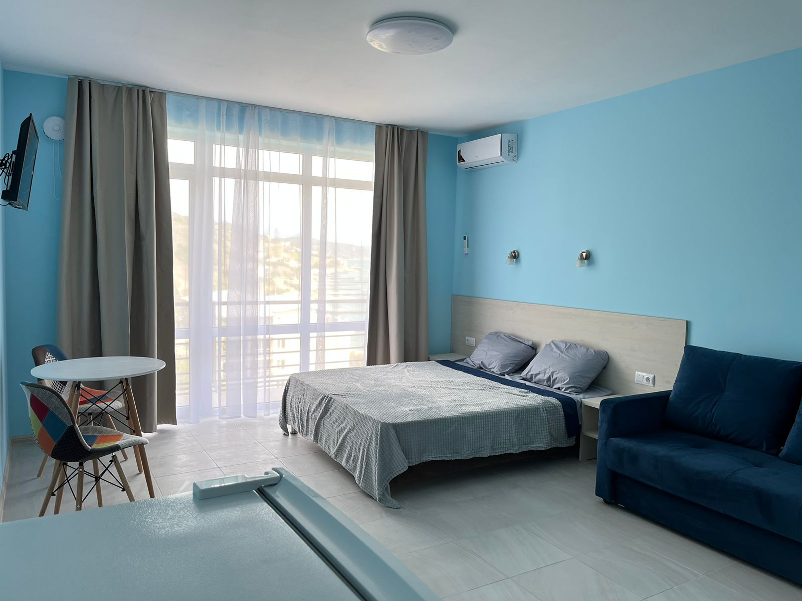 Четырехместный номер с видом на море