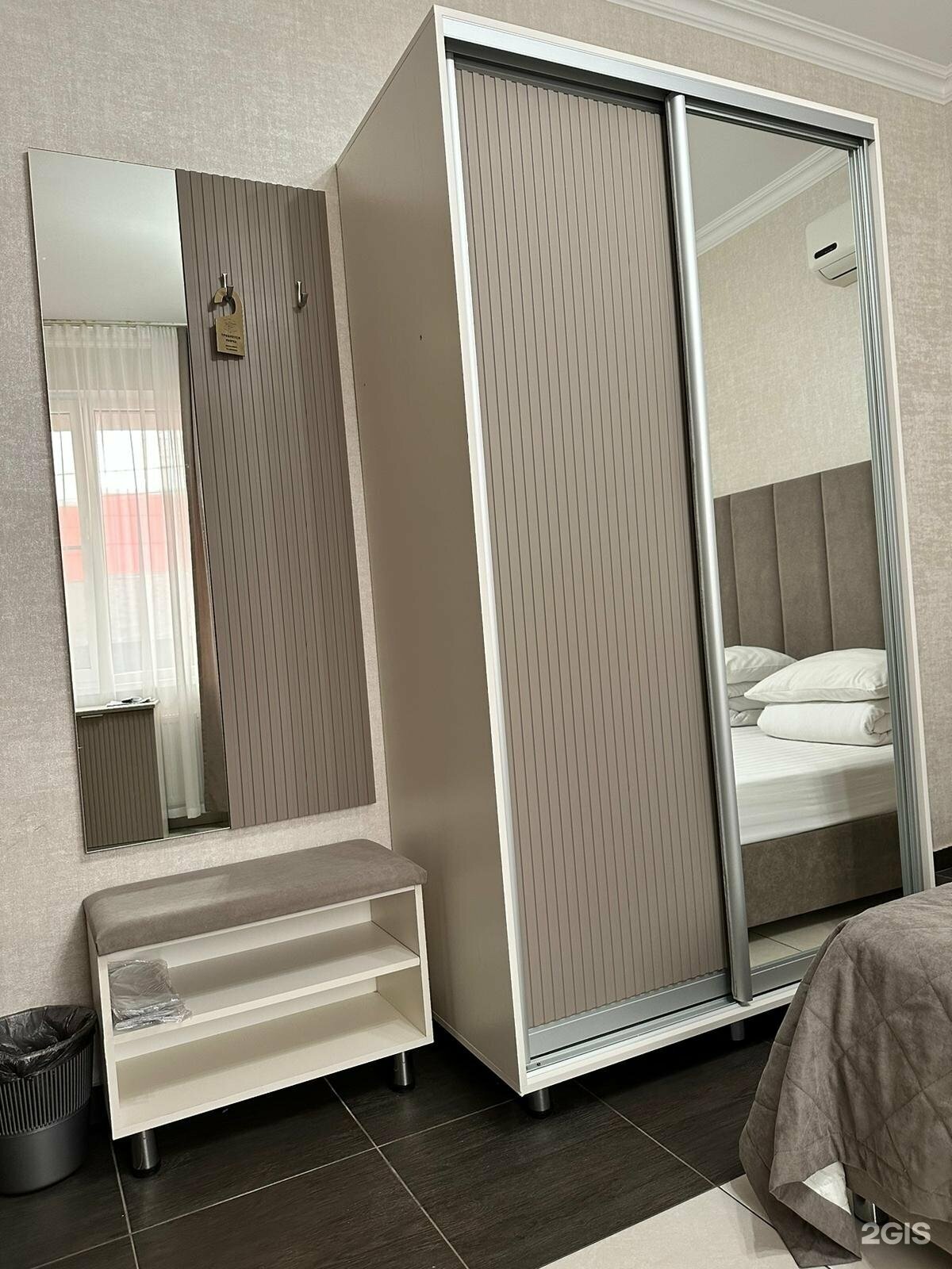 Двухместный номер с 1 кроватью и балконом