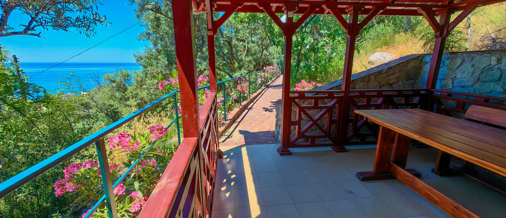 Двухместный номер с 1 кроватью или 2 отдельными кроватями, вид на море