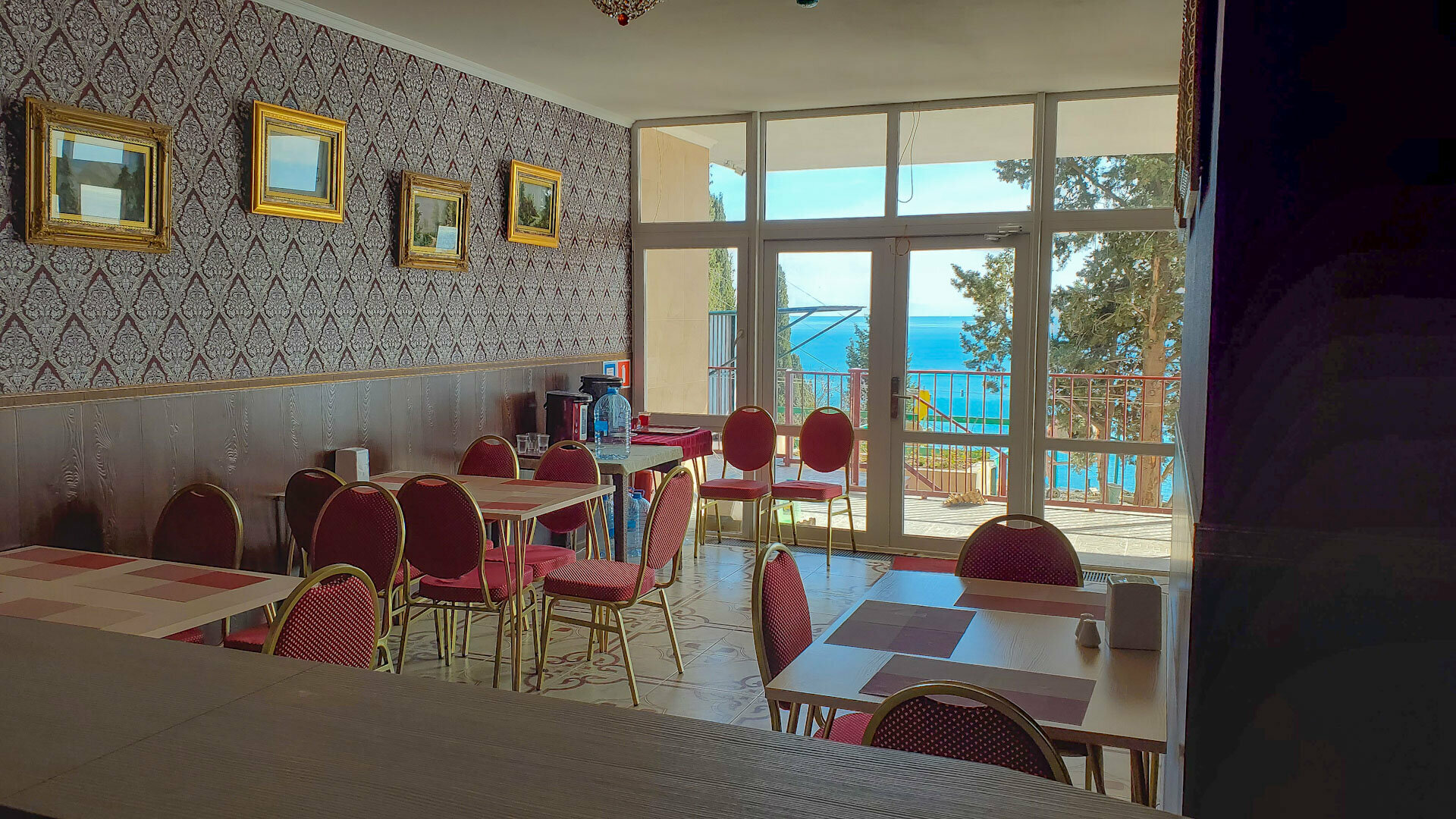 Двухместный номер Делюкс с 1 кроватью и балконом, вид на море