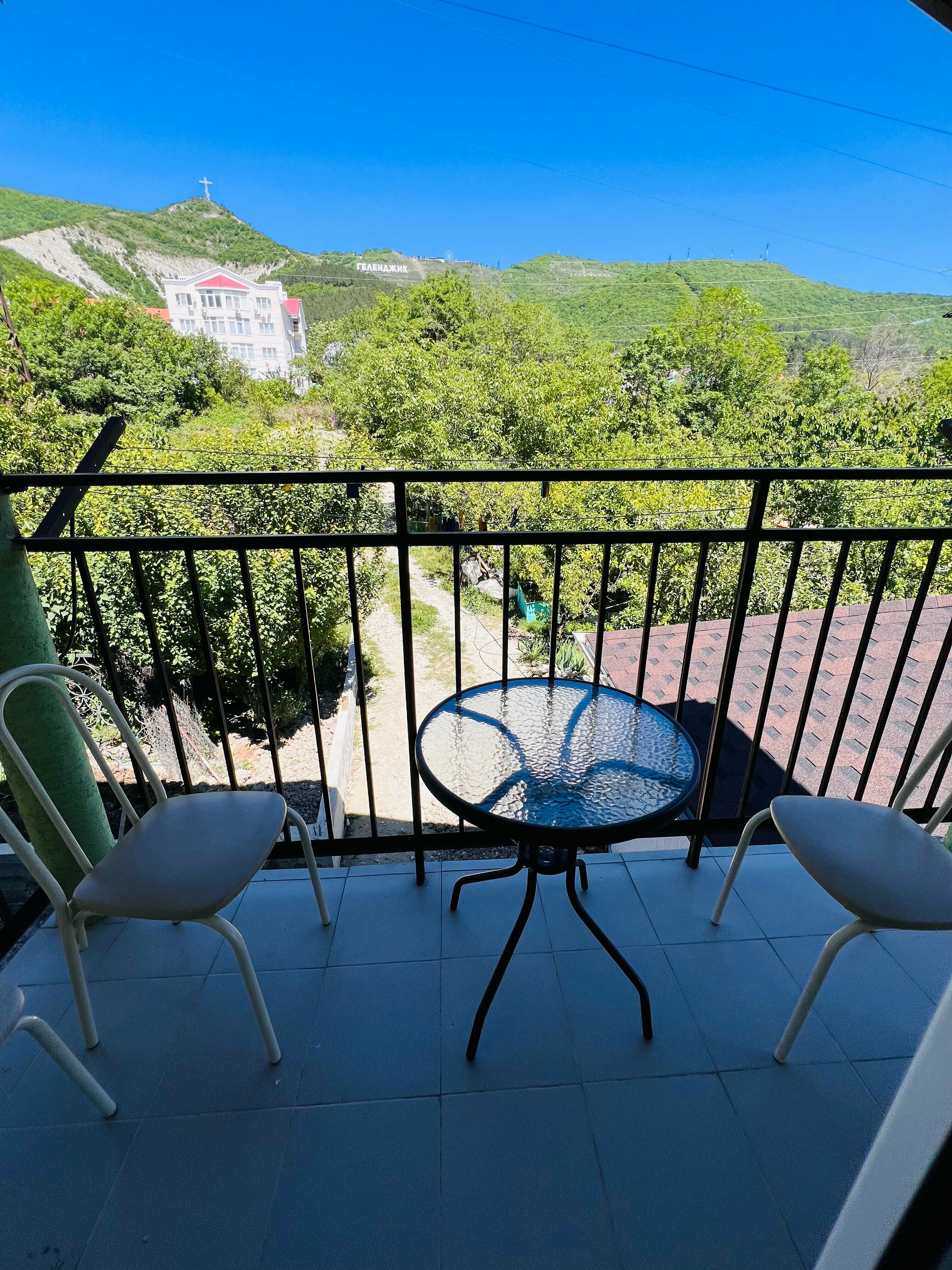 Четырехместный однокомнатный номер с видом на горы №8