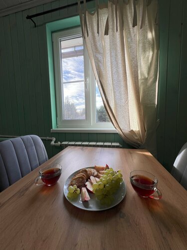 Дом с видом на озеро в Карельский фьорд