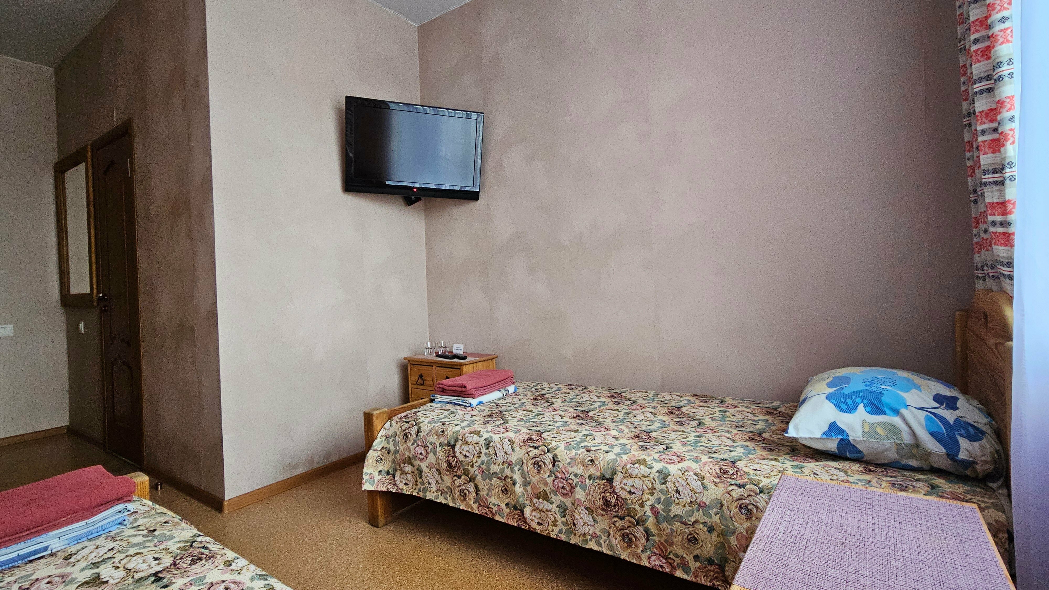 Двухместный номер с 2 отдельными кроватями и душем