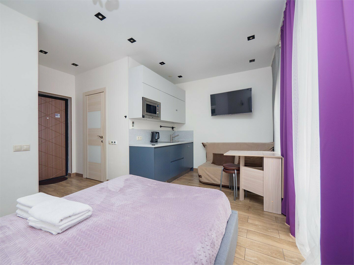 Апартаменты Студия с террасой (20 м2, с оборудованной террасой 20 м2)