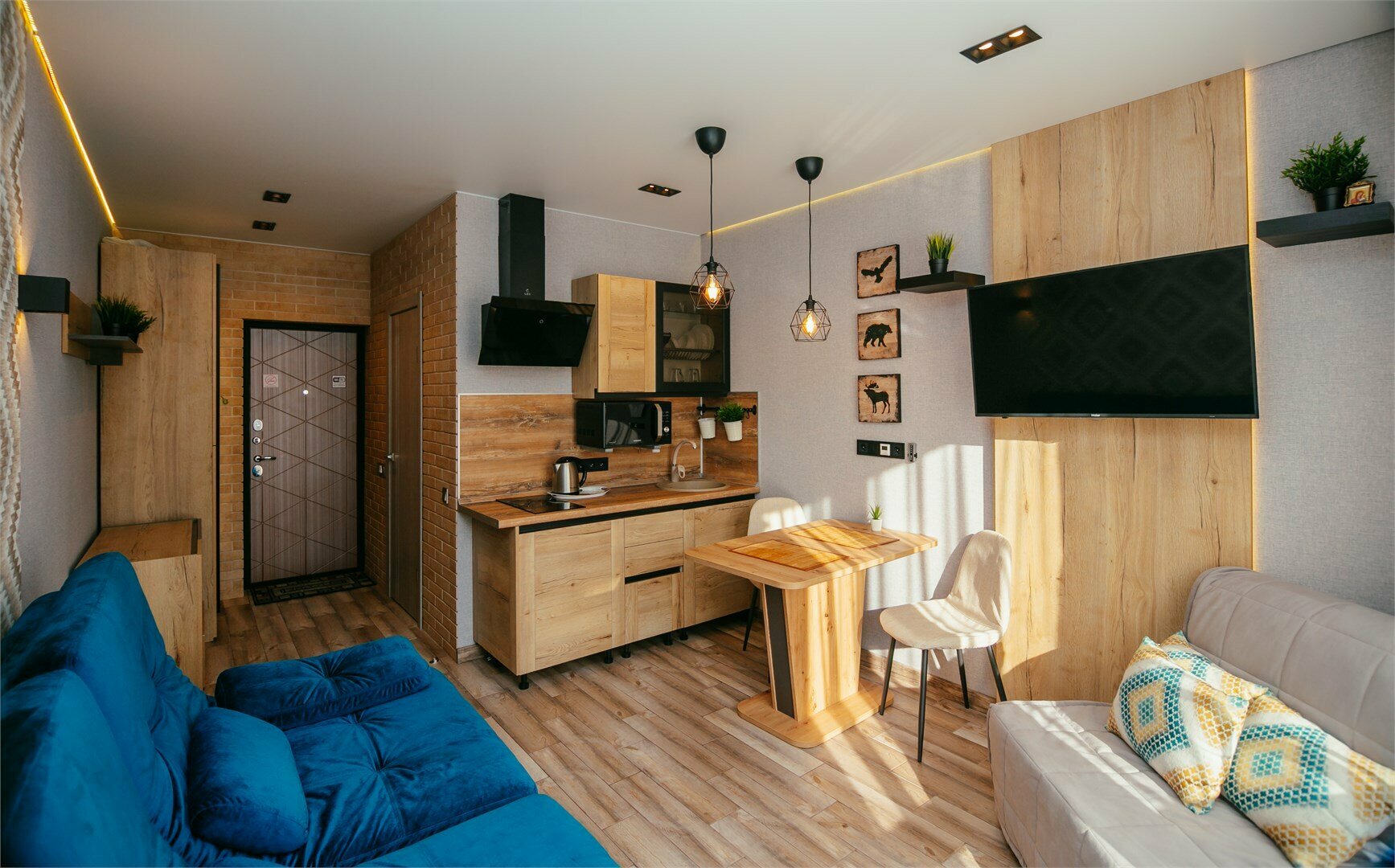 Апартаменты Студия Делюкс (24 м2, с балконом)