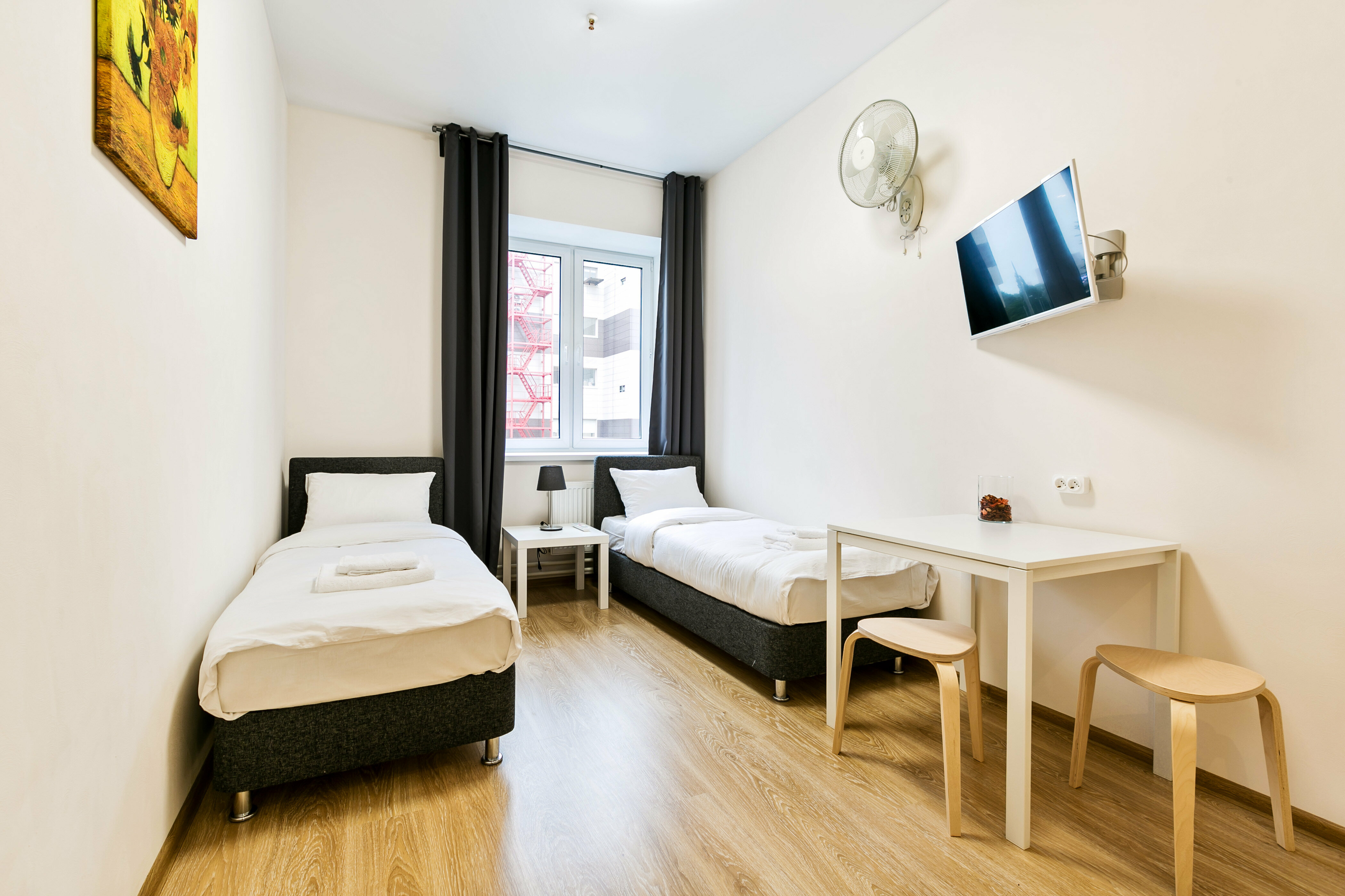 Бюджетный двухместный номер с 2 отдельными кроватями