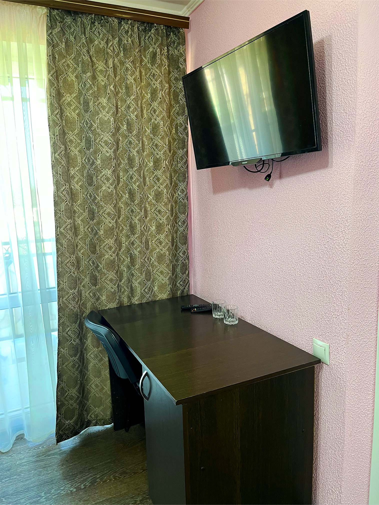 Двухместный номер с 1 кроватью и балконом