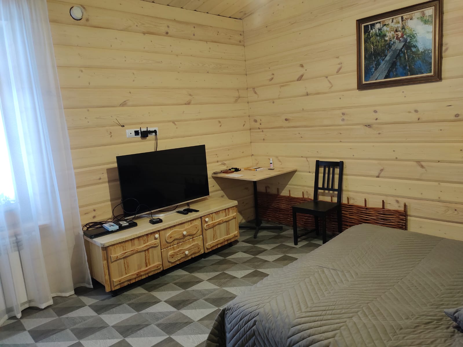 Cемейный номер с собственной ванной комнатой