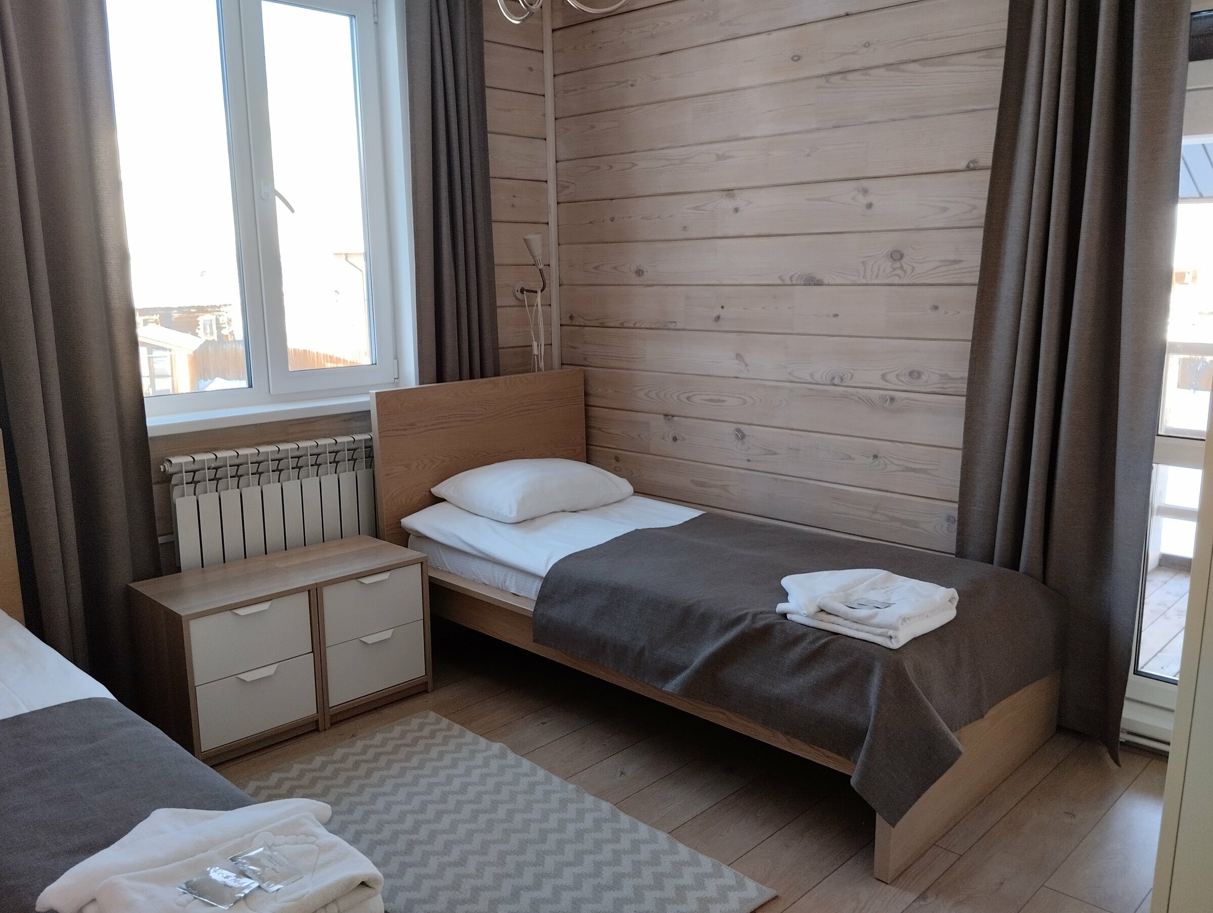 Двухместный номер с 2 отдельными кроватями и балконом