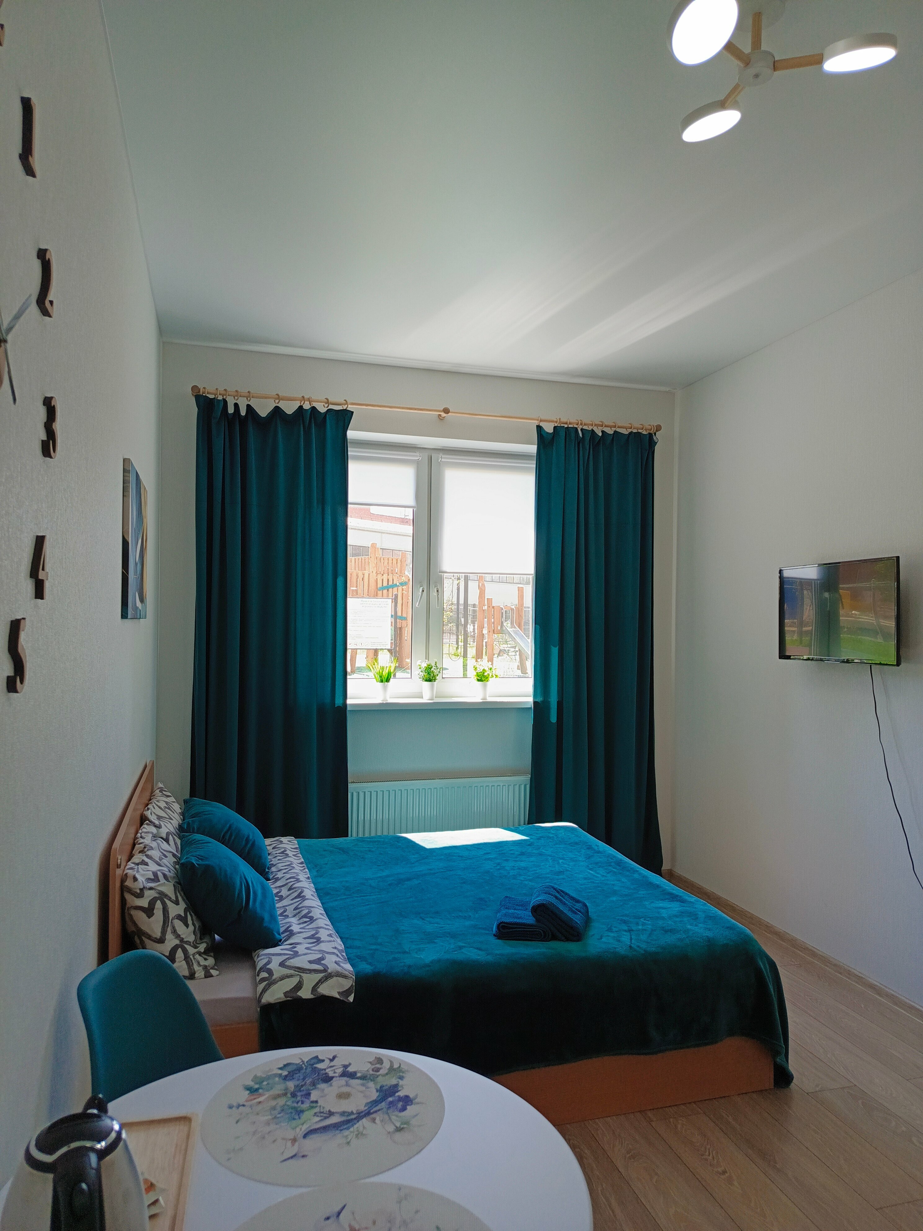 Двухместный номер с 1 кроватью и видом на горы