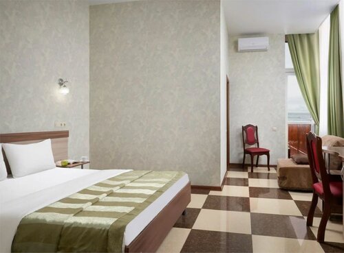 Двухместный номер Делюкс с 1 кроватью и балконом, вид на море